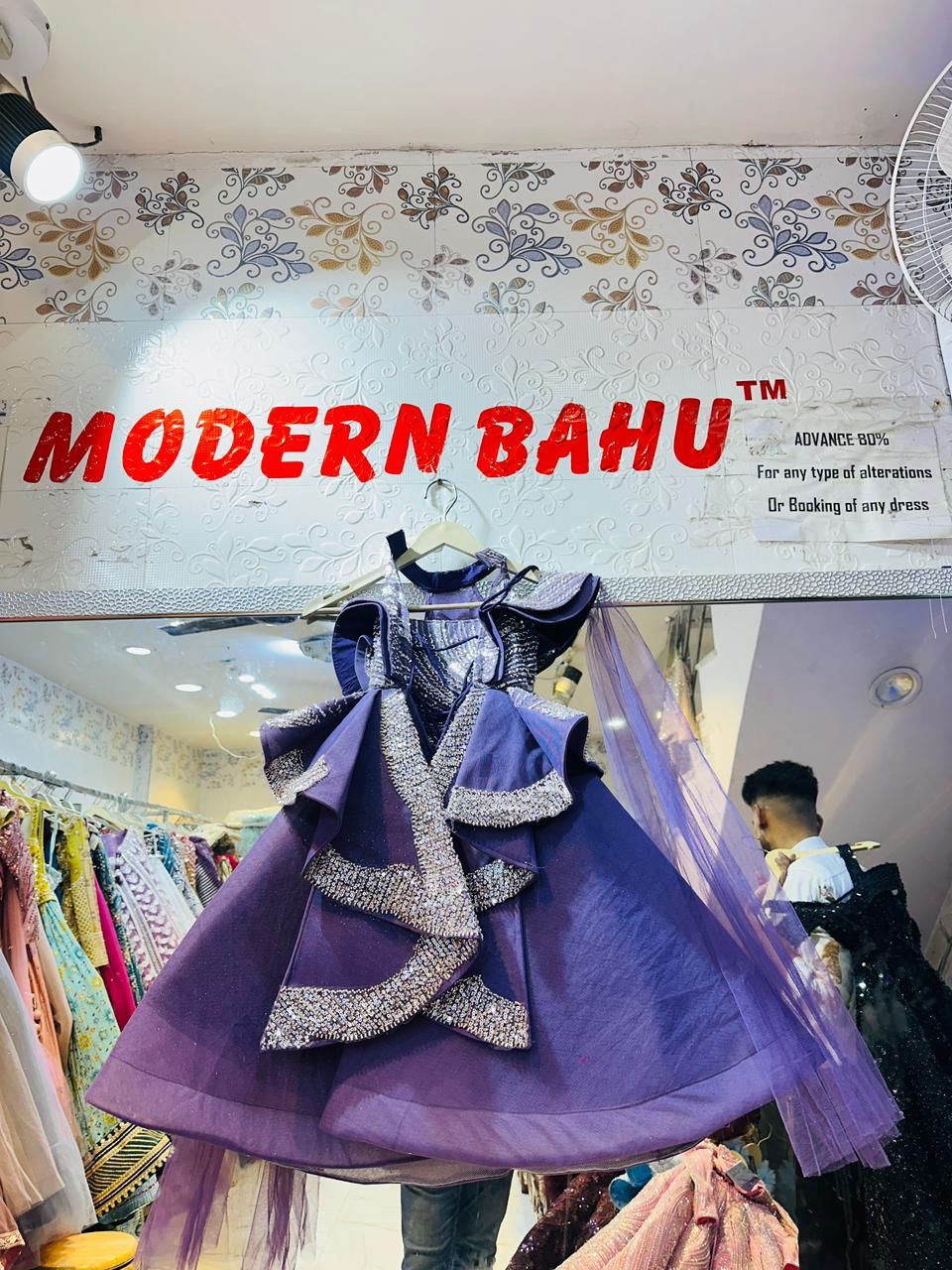 Kids Luxury Purple Structured Ruffle Ball Gown | Avant-Garde Silver Sequin Party Dress