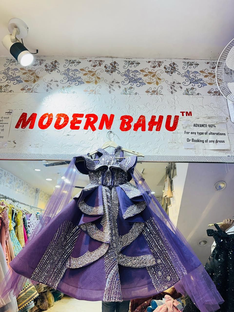 Kids Luxury Purple Structured Ruffle Ball Gown | Avant-Garde Silver Sequin Party Dress