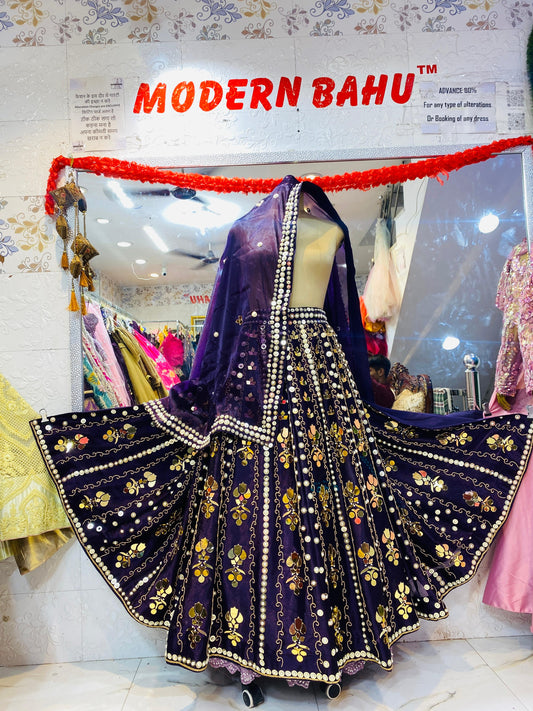 Elegant Crop Top Lehenga