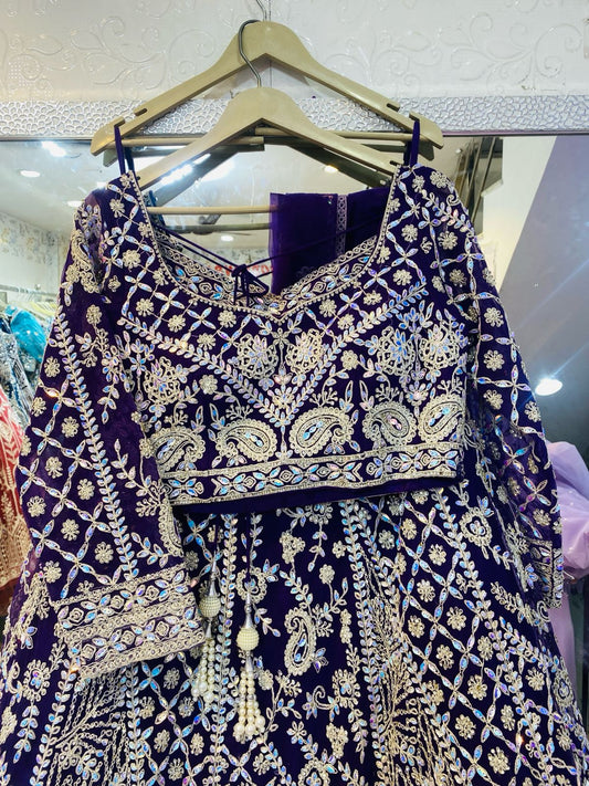 Haldi to Reception: Crop Top Lehengas