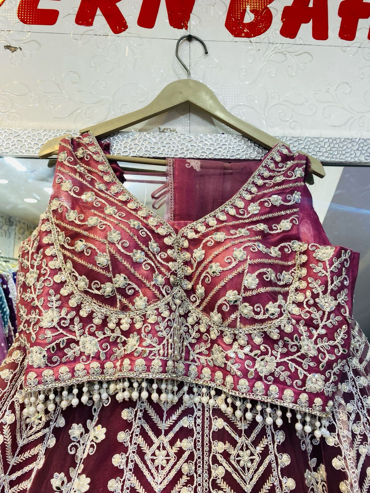 Crop Top Lehenga for Teenagers