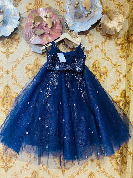 Royal Charm Handwork Gown for Little