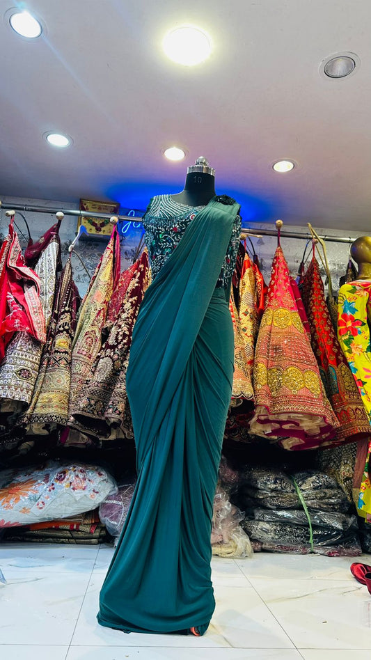 Sangeet Style Drape